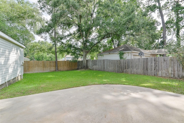 5411 Mossy Timbers Dr, Humble, TX 77346 - fenced backyard featuring a patio area