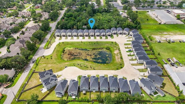 4926 Wunder Way, Houston, TX 77069 - aerial view of property and surrounding area with nearby suburban area