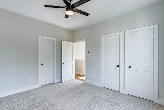 5407 Lee St, Houston, TX 77020 - unfurnished bedroom with carpet floors and ceiling fan