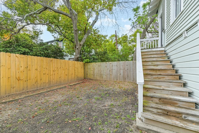 1715 30th St, Galveston, TX 77550 - view of fenced backyard