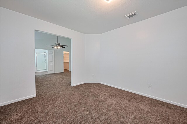 19826 Imperial Stone Dr, Houston, TX 77073 - carpeted empty room featuring a ceiling fan and baseboards