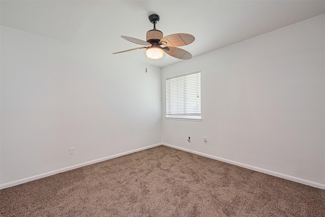 19826 Imperial Stone Dr, Houston, TX 77073 - carpeted spare room featuring ceiling fan and baseboards