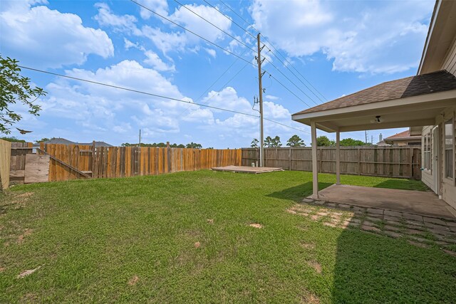 19826 Imperial Stone Dr, Houston, TX 77073 - view of yard featuring a patio area
