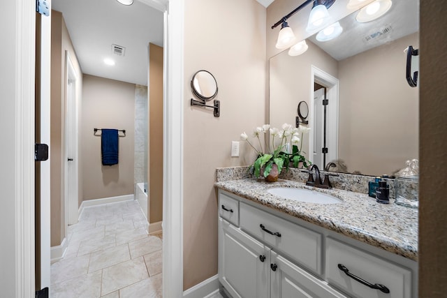5003 Woodside Ln, Fulshear, TX 77441 - full bath with vanity and shower / bath combination