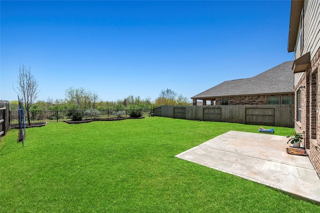 1435 Wheatley Hill Ln, Katy, TX 77494 - view of yard with a patio area
