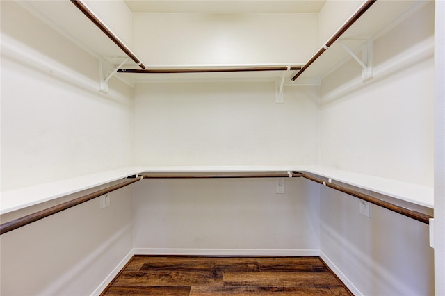 14410 Basalt Ln, Houston, TX 77077 - spacious closet with dark wood-style flooring
