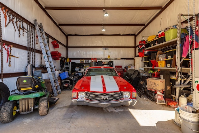 19014 Frederick Dr, Tomball, TX 77377 - garage with metal wall