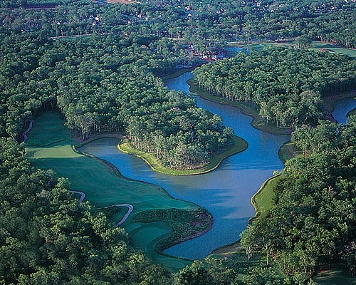 9002 Orchard Cv, Missouri City, TX 77459 - aerial view of a nearby body of water