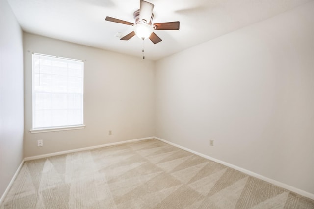 2001 Navajo Dr, Deer Park, TX 77536 - carpeted empty room featuring ceiling fan and baseboards