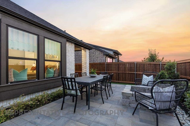 27019 Golden Isle Ln, Katy, TX 77493 - fenced backyard with a patio and outdoor dining space