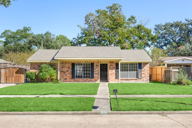 1919 Tallulah Ln, Houston, TX 77077 - single story home featuring a gate and brick siding