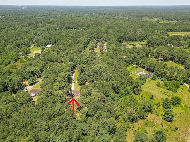 200 Little Pine Valley Rd, Cleveland, TX 77328 - aerial overview of property's location featuring a forest