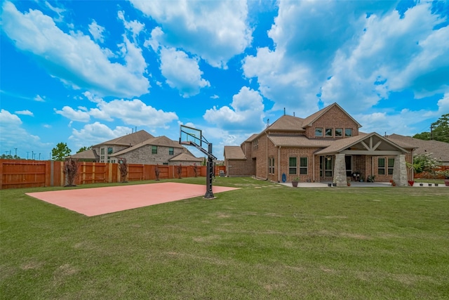 25203 Azel Shore Ct, Porter, TX 77365 - back of property with brick siding and a patio area