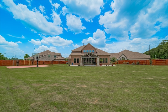 25203 Azel Shore Ct, Porter, TX 77365 - back of property with a patio and a fenced backyard