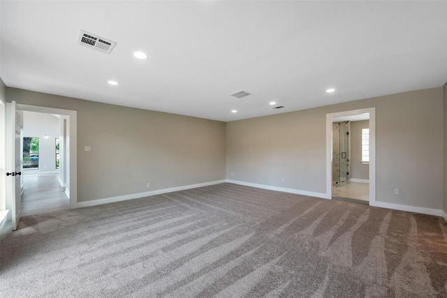 2702 Fairway Dr, Sugar Land, TX 77478 - spare room with carpet flooring, baseboards, and recessed lighting