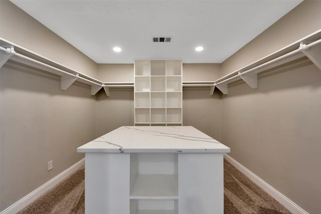2702 Fairway Dr, Sugar Land, TX 77478 - walk in closet featuring dark carpet