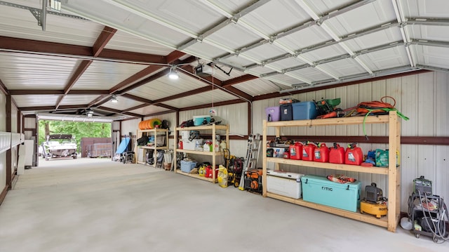 8518 Kerr Dr, Tomball, TX 77375 - garage featuring a garage door opener