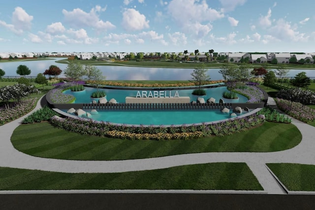 5218 Mulberry Thicket Trl, Richmond, TX 77469 - outdoor pool featuring a water view