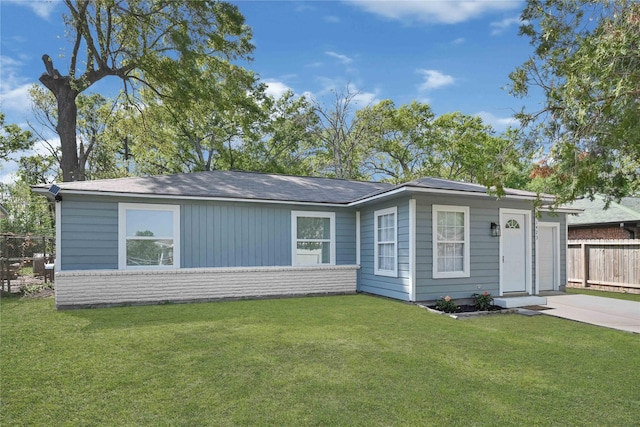 11423 Raincove Dr, Houston, TX 77016 - view of front of property with driveway and brick siding