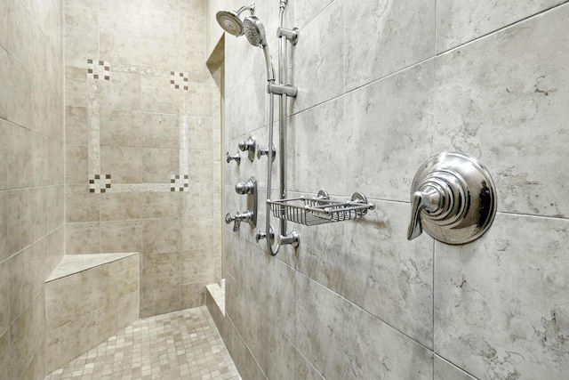 4503 Summits Edge Ln, Katy, TX 77494 - bathroom featuring tiled shower