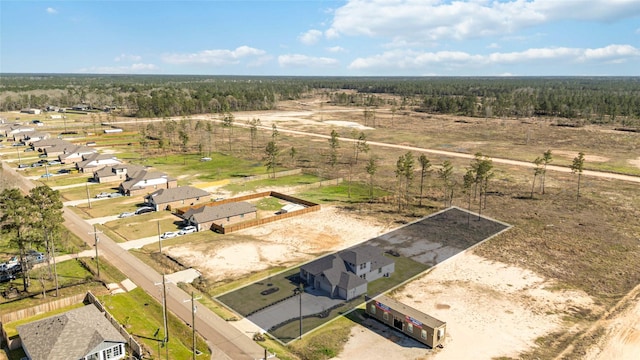 11359 White Rock Rd, Conroe, TX 77306 - bird's eye view of a heavily wooded area