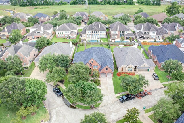 2215 Dali Ln, Missouri City, TX 77459 - aerial perspective of suburban area