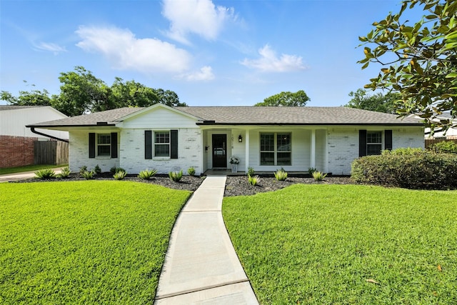 10718 Chevy Chase Dr, Houston, TX 77042 - ranch-style home with brick siding and a shingled roof