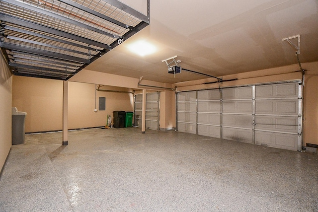 6402 Amelia Springs Dr, Spring, TX 77379 - garage with a garage door opener and electric panel