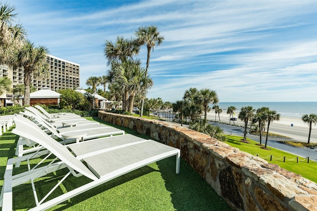 5220 Seawall Blvd Unit 1134D, Galveston, TX 77551 - view of home's community with a water view