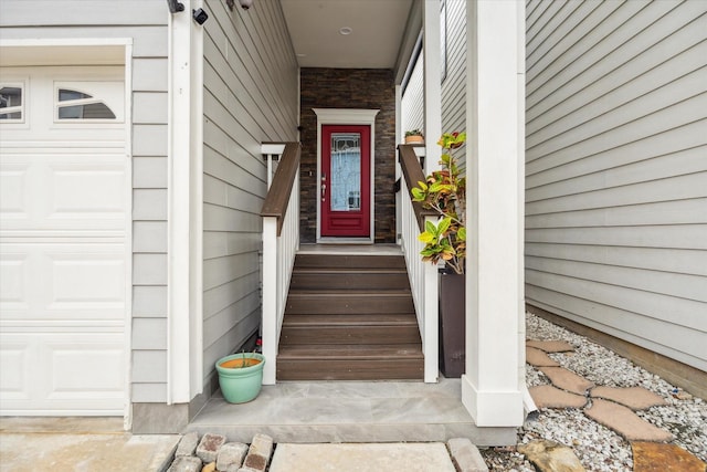 818 Garden Rose Ln, Houston, TX 77018 - property entrance with a garage