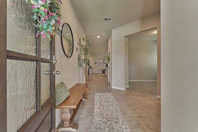 13919 Leigh Lake Ln, Conroe, TX 77384 - entryway with baseboards and recessed lighting