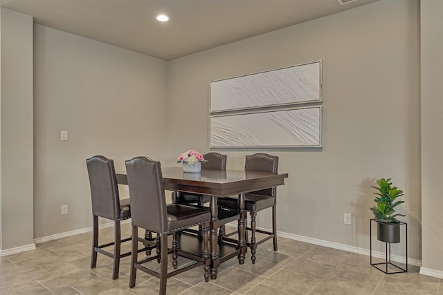 13919 Leigh Lake Ln, Conroe, TX 77384 - dining area featuring recessed lighting and baseboards