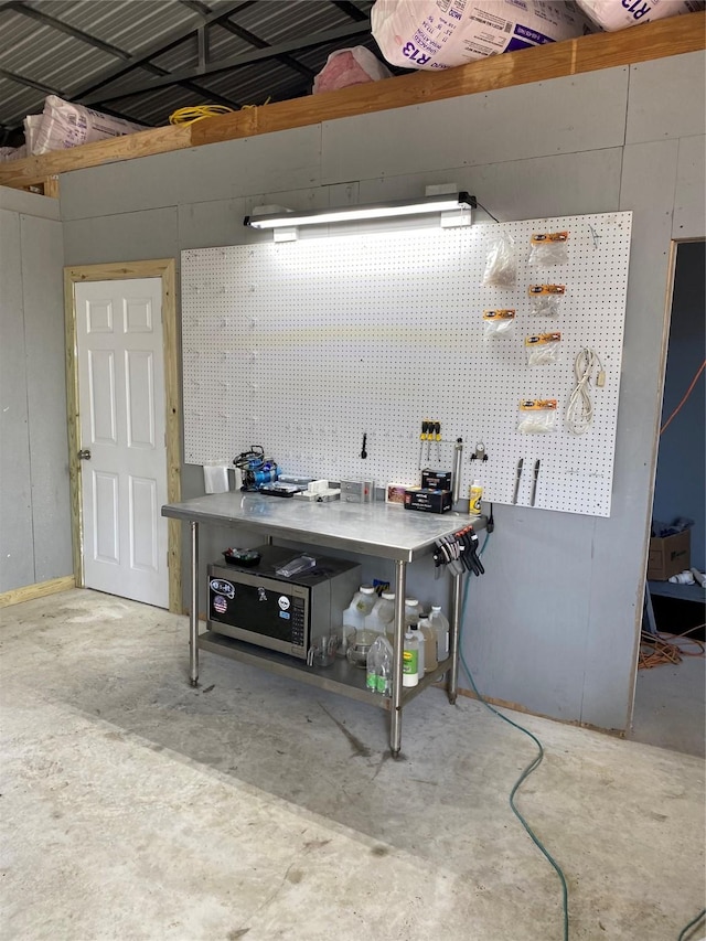 000 Old Fm 705, Broaddus, TX 75929 - below grade area with a workshop area
