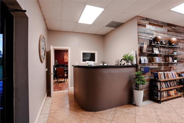 2027 Fm 1942nd Rd, Crosby, TX 77532 - reception area with a drop ceiling