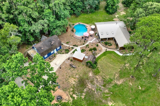 22827 Edward Ln, Tomball, TX 77377 - aerial overview of property's location with a pool area