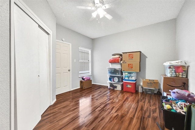 2011 Spenwick Dr Unit 415, Houston, TX 77055 - storage area with a ceiling fan