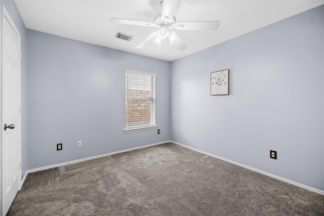 18206 Eton Ridge Ct, Richmond, TX 77407 - carpeted empty room featuring a ceiling fan and baseboards
