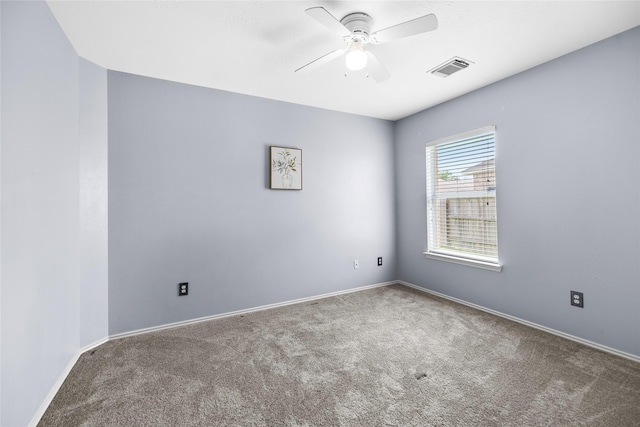 18206 Eton Ridge Ct, Richmond, TX 77407 - carpeted spare room featuring a ceiling fan and baseboards