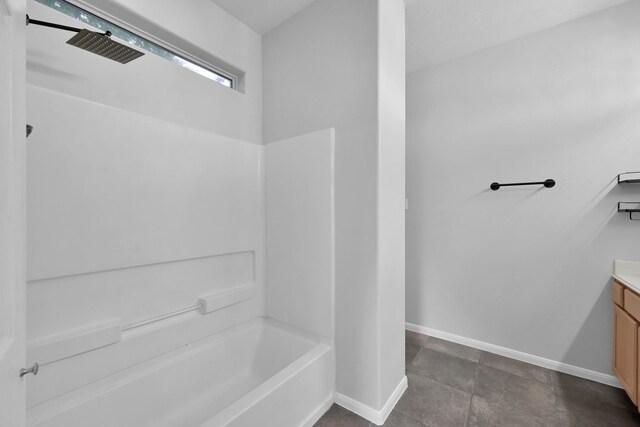 25819 Oakridge Forest Ln, Spring, TX 77386 - full bath with vanity, baseboards, and shower / bath combination