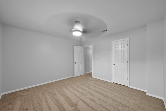 25819 Oakridge Forest Ln, Spring, TX 77386 - unfurnished bedroom with carpet, baseboards, and a ceiling fan