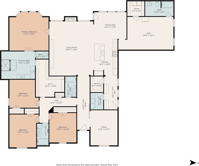 11 Hillsborough Dr E, Montgomery, TX 77356 - home floor plan
