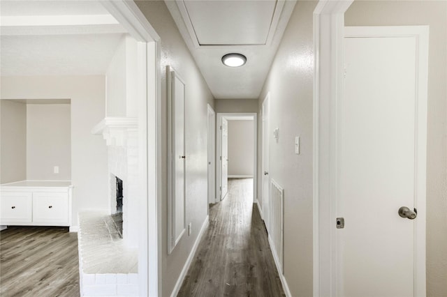 9627 Crooked Wood Ln, Houston, TX 77086 - hall with wood finished floors and baseboards