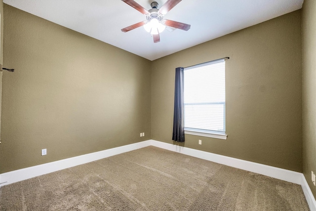 5925 Oak Leaf Ct, Conroe, TX 77304 - unfurnished room featuring ceiling fan and carpet