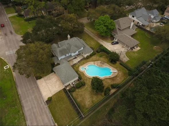 11219 Lorton Dr, Houston, TX 77070 - aerial overview of property's location featuring a pool
