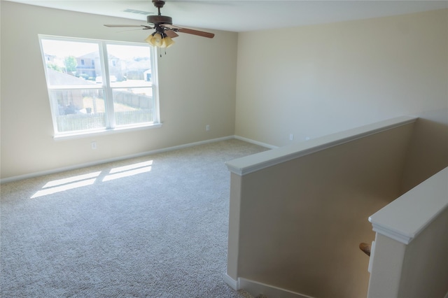 5123 Harbor Palm Dr, Rosenberg, TX 77469 - unfurnished room featuring carpet flooring, a ceiling fan, and baseboards