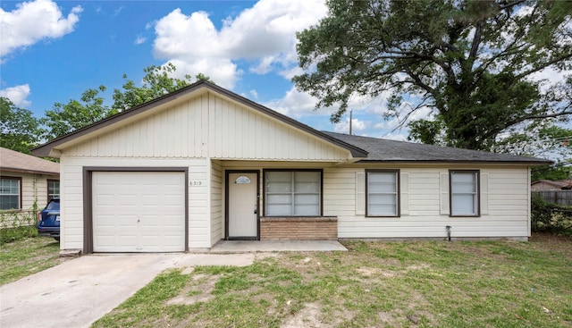6319 Winfield Rd, Houston, TX 77050 - ranch-style house with concrete driveway and an attached garage