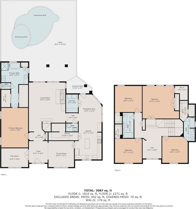126 S Bluff Creek Cir, The Woodlands, TX 77382 - view of room layout