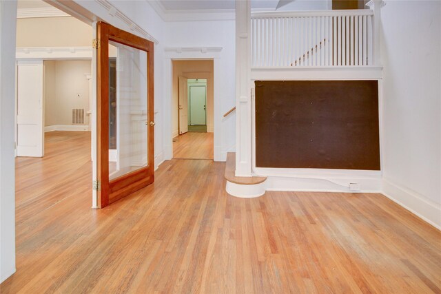 239 Westheimer Rd, Houston, TX 77006 - interior space featuring wood finished floors and ornamental molding
