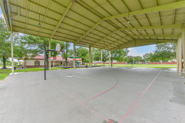 11510 Amber Canyon Dr, Houston, TX 77095 - view of patio / terrace featuring community basketball court