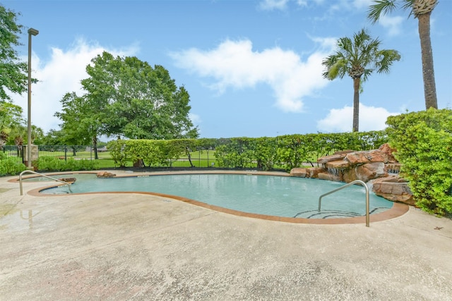 11510 Amber Canyon Dr, Houston, TX 77095 - view of pool featuring a patio